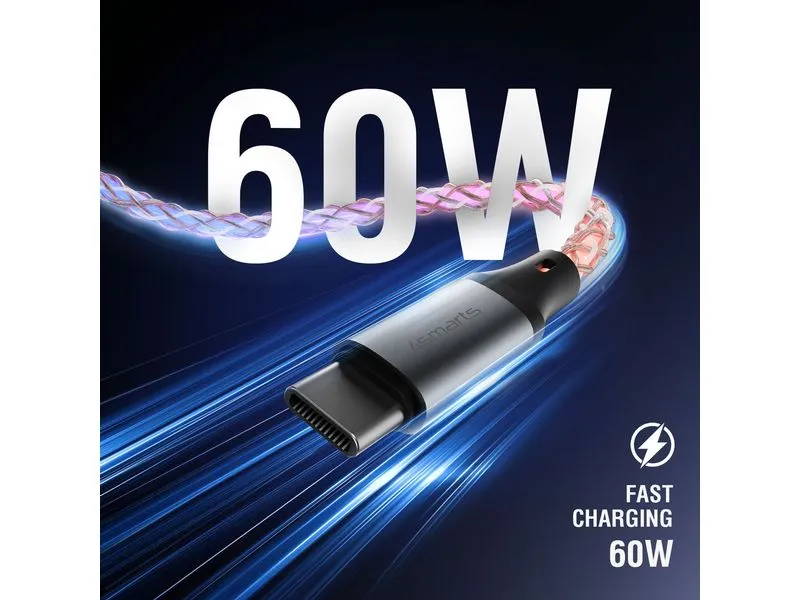 4smarts USB 2.0-Kabel USB-C RGBCord 60W USB C - USB C 1.5 m 4smarts USB 2.0-Kabel USB-C RGBCord 60W USB C - USB C 1.5 m