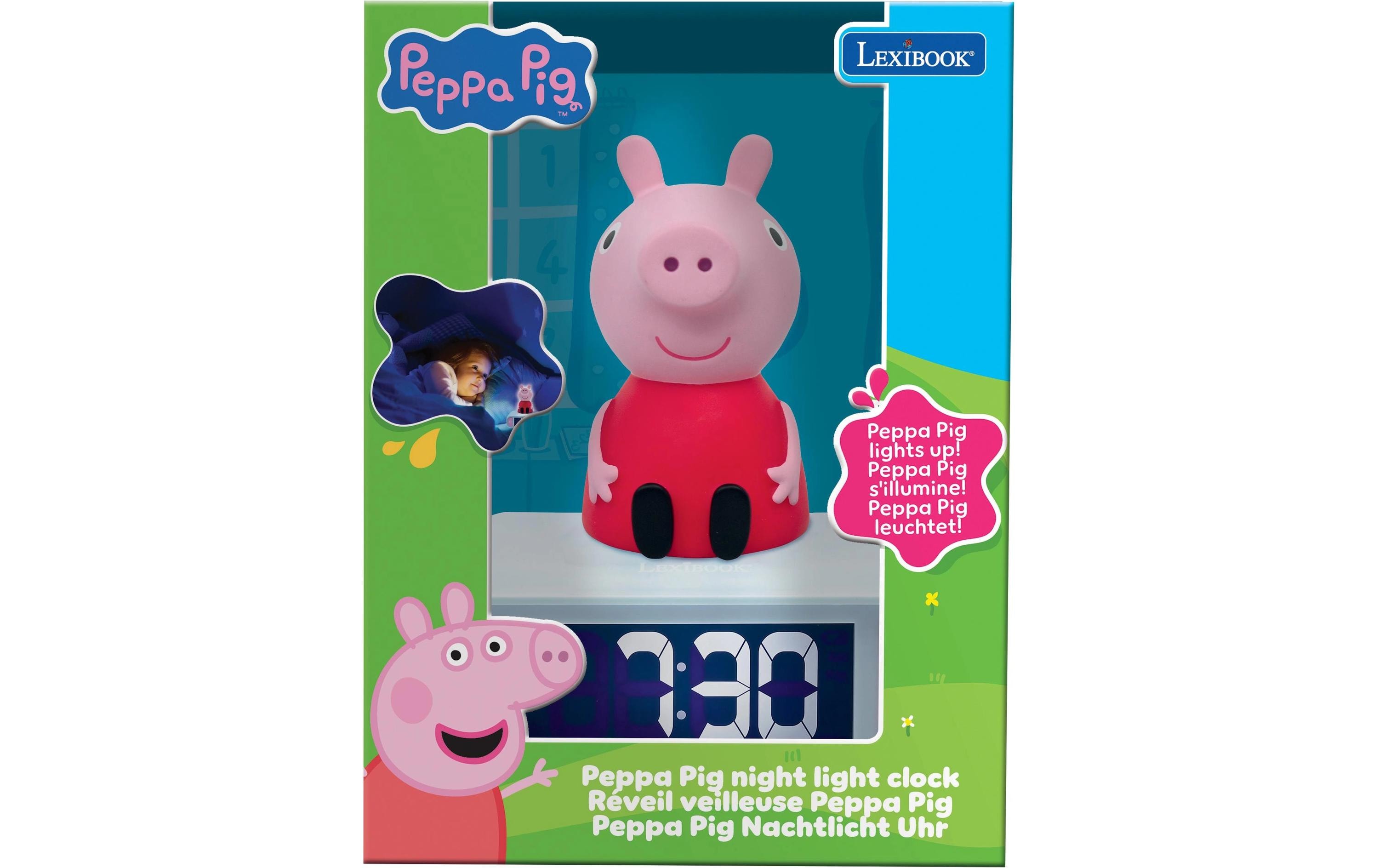 Lexibook Nachtlicht-Wecker Peppa Pig Kinder-Wecker