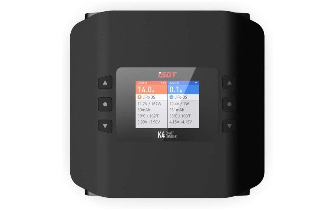 ISDT Dual-Ladegerät K4 AC/DC, 2x 600 W 1-8S