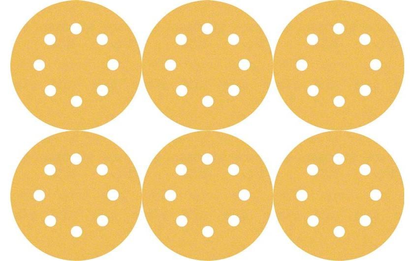 Bosch Professional Schleifpapier-Set EXPERT C470, 125 mm, G 60/120/240, 6-tlg.
