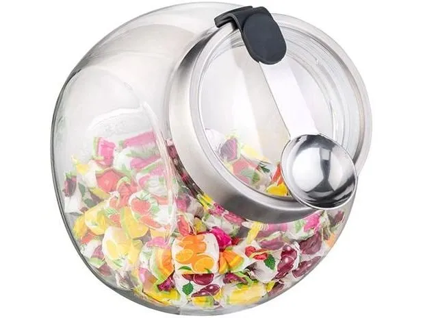 APS Vorratsglas Vorratsdose mit Löffel, ca. D20 cm. H18 cm APS Vorratsglas Vorratsdose mit Löffel, ca. D20 cm. H18 cm