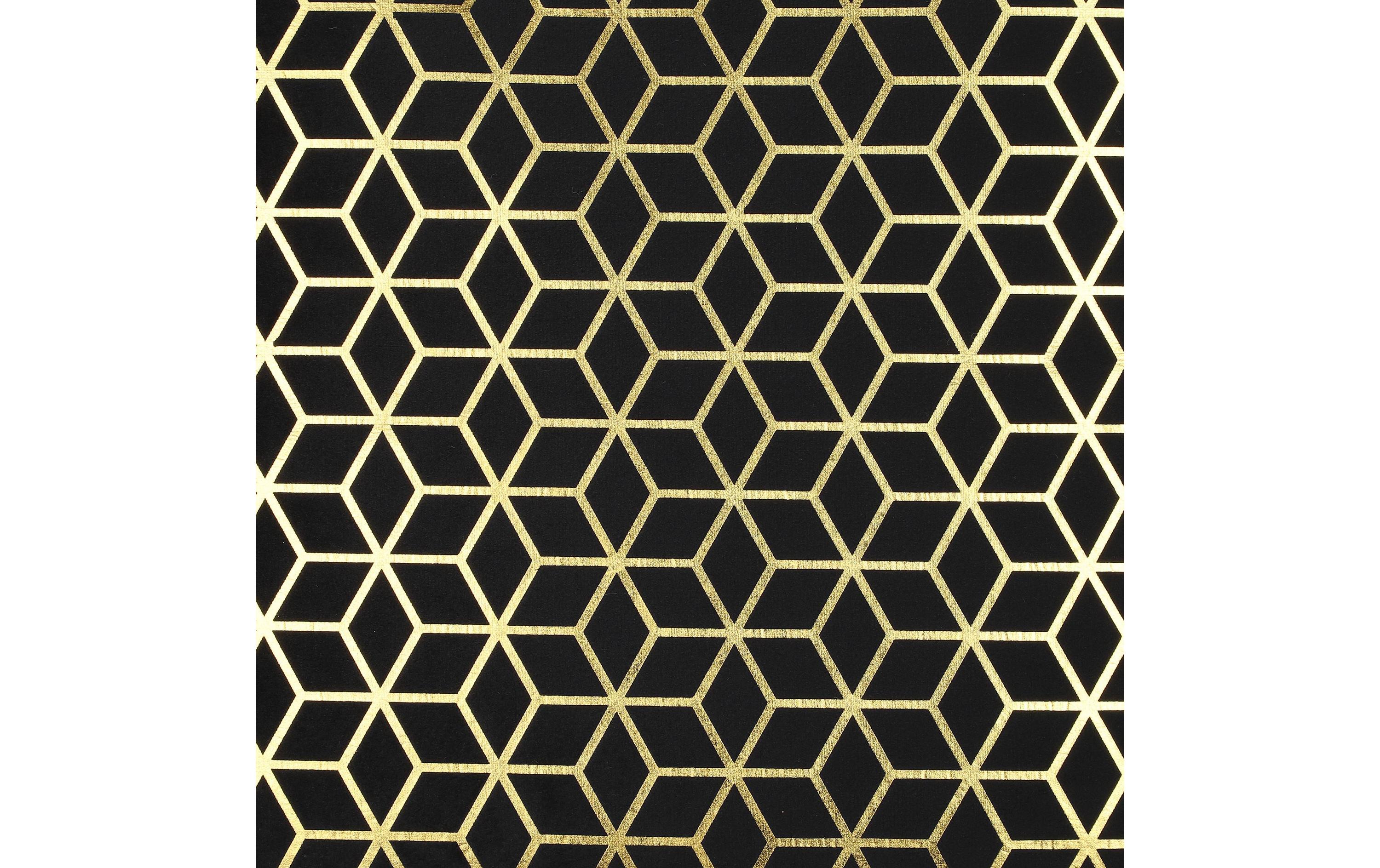 EGLO Kissen Singu 45 x 45 cm, Gold/Schwarz