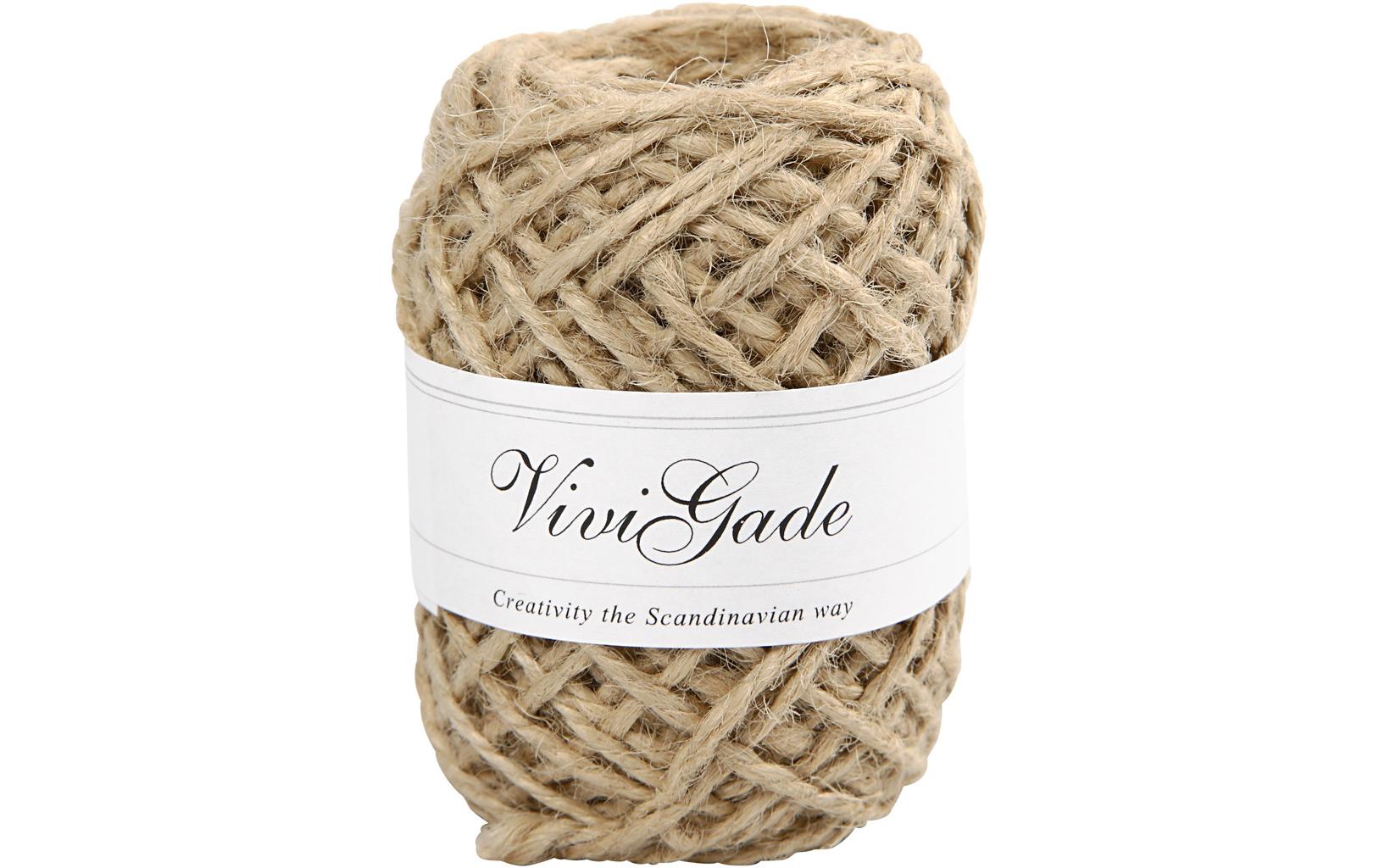 Creativ Company Kordel aus Hanf 1 mm/2 mm x 30 m, Beige Creativ Company Kordel aus Hanf 1 mm/2 mm x 30 m, Beige