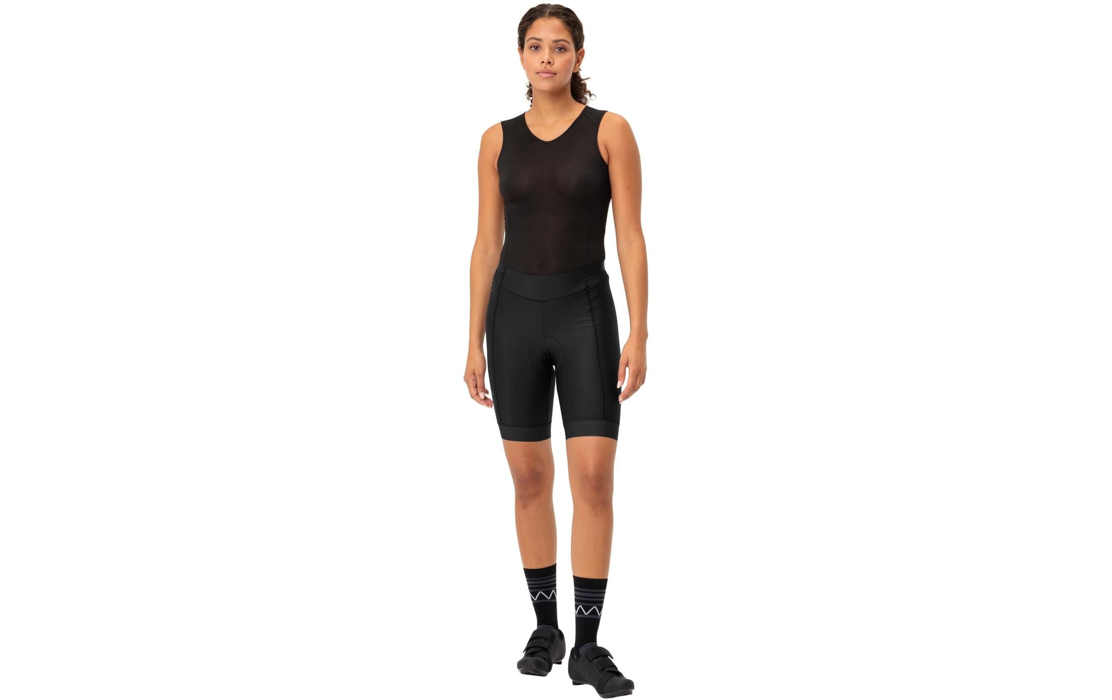 VAUDE Damen Velohose Wo Posta Tights Schwarz, Grösse 38