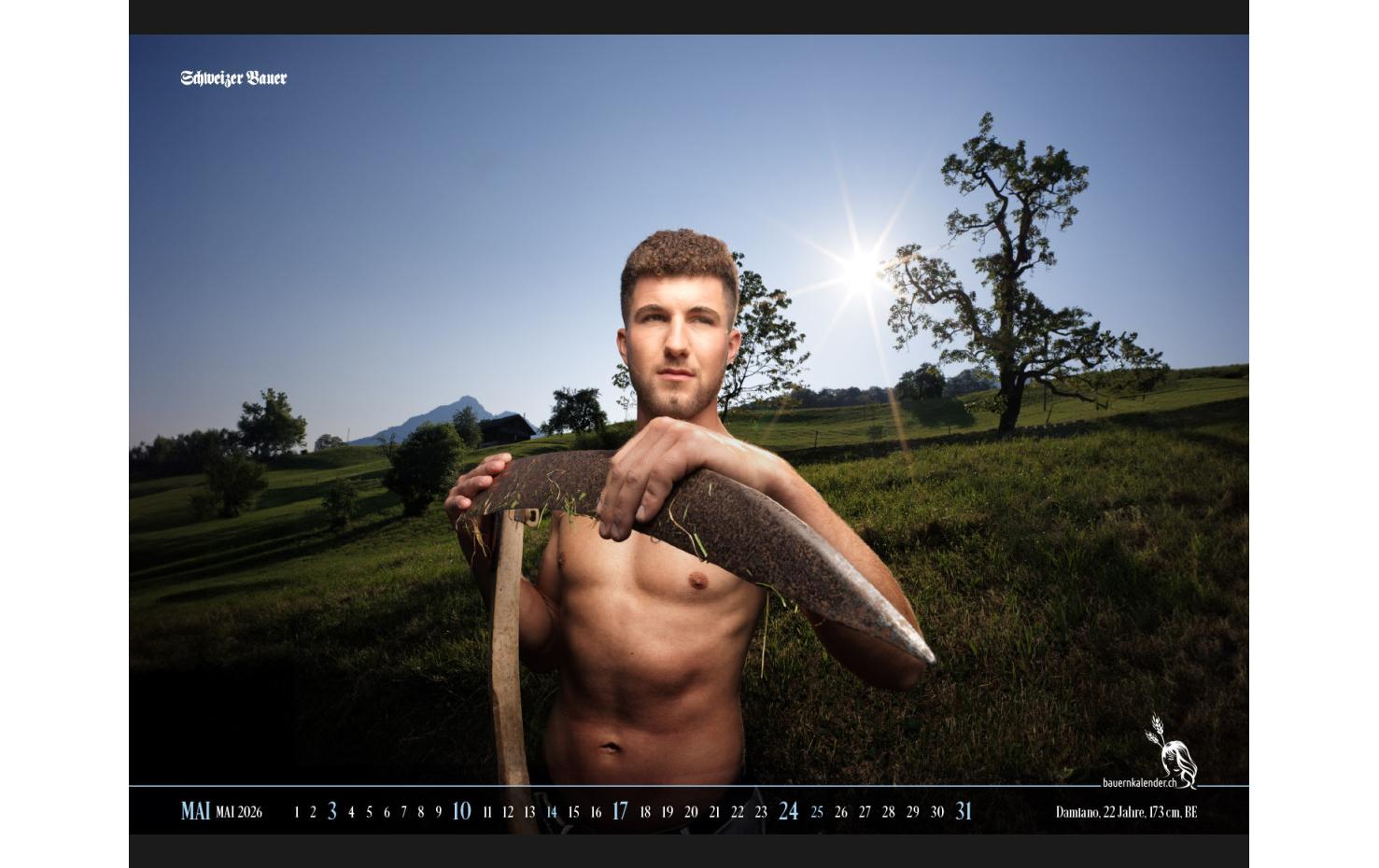 Calendaria Schweizer Bauernkalender Boys 2026