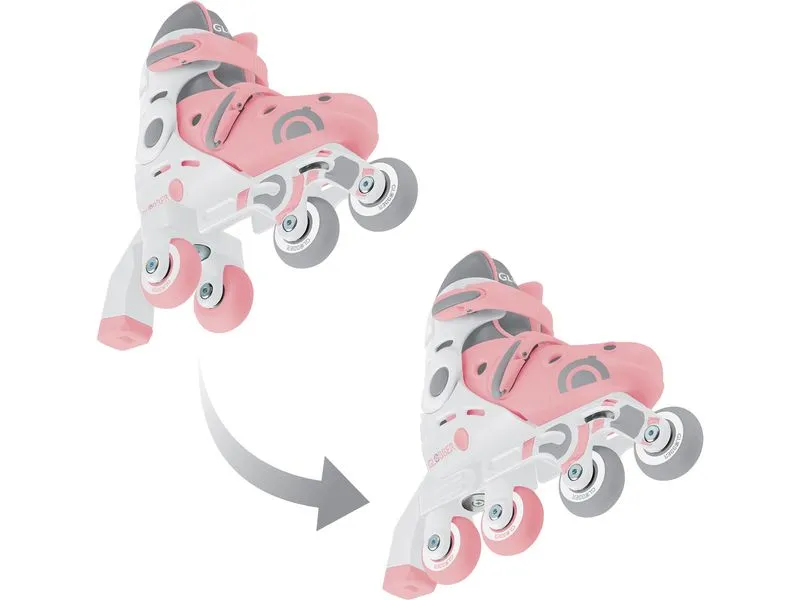 GLOBBER Inline-Skates 2 in 1 Gr. 30-33, Pastel Pink GLOBBER Inline-Skates 2 in 1 Gr. 30-33, Pastel Pink