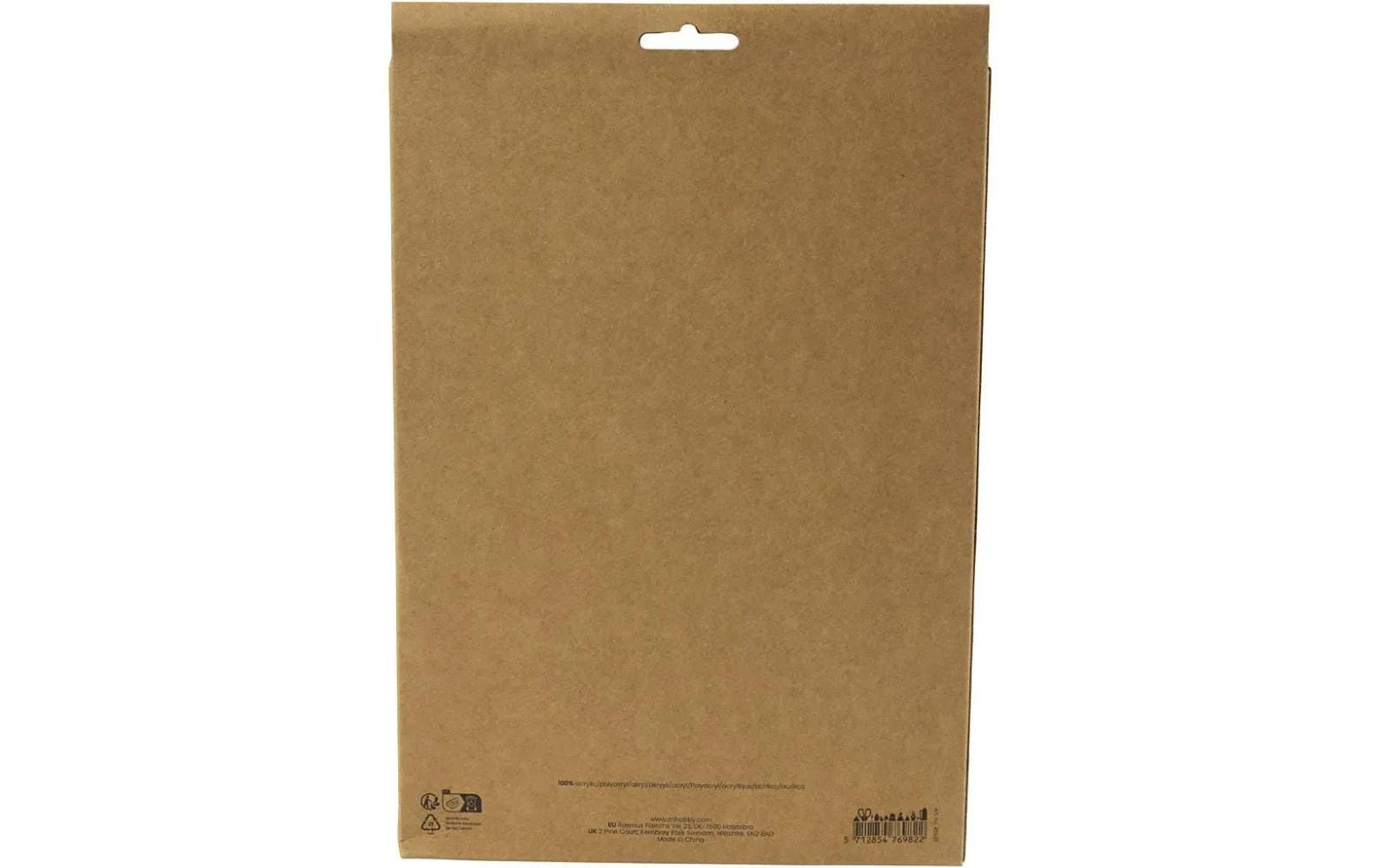 Creativ Company Bastelfilz 10 Stück, Sortiert, Natur Creativ Company Bastelfilz 10 Stück, Sortiert, Natur