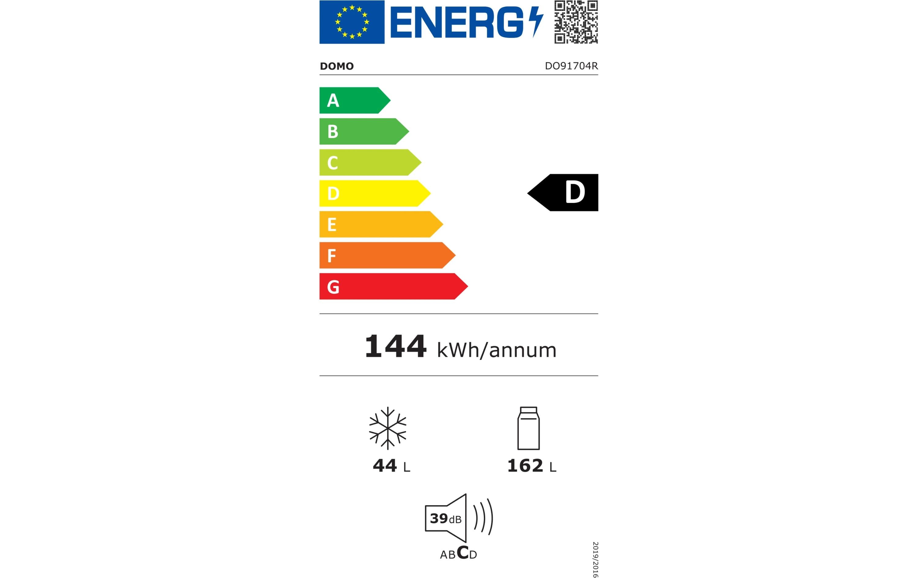 Domo Kühl-Gefrierkombination DO91704R Rechts Domo Kühl-Gefrierkombination DO91704R Rechts