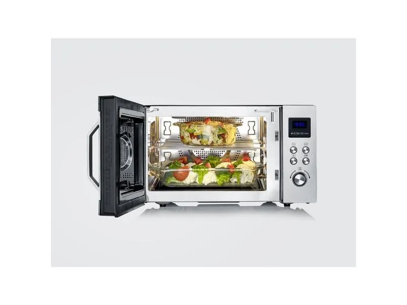 Severin Mikrowelle mit Grill MW7777 Silber Severin Mikrowelle mit Grill MW7777 Silber