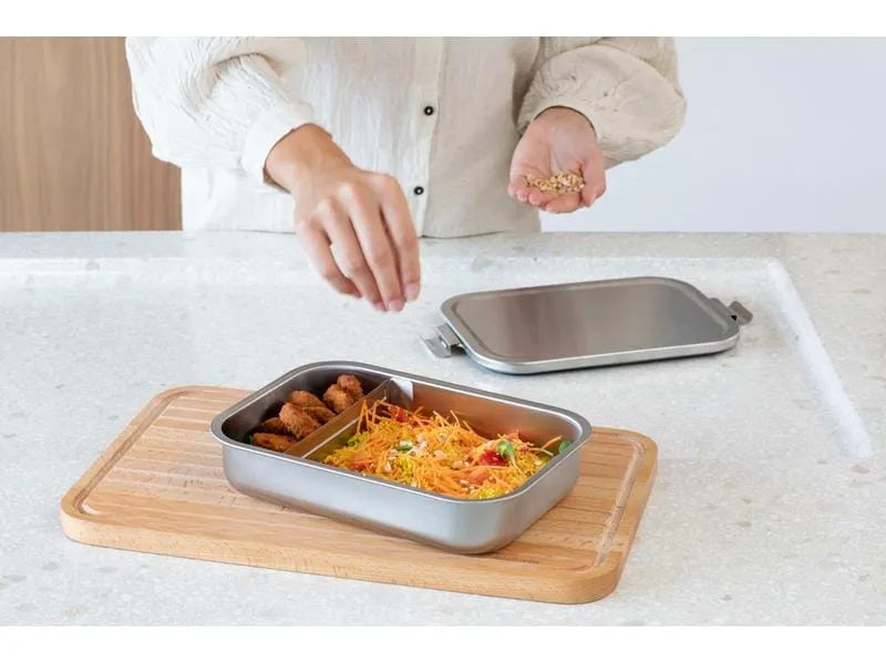 Brabantia Lunchbox Make & Take 2 l, Silber