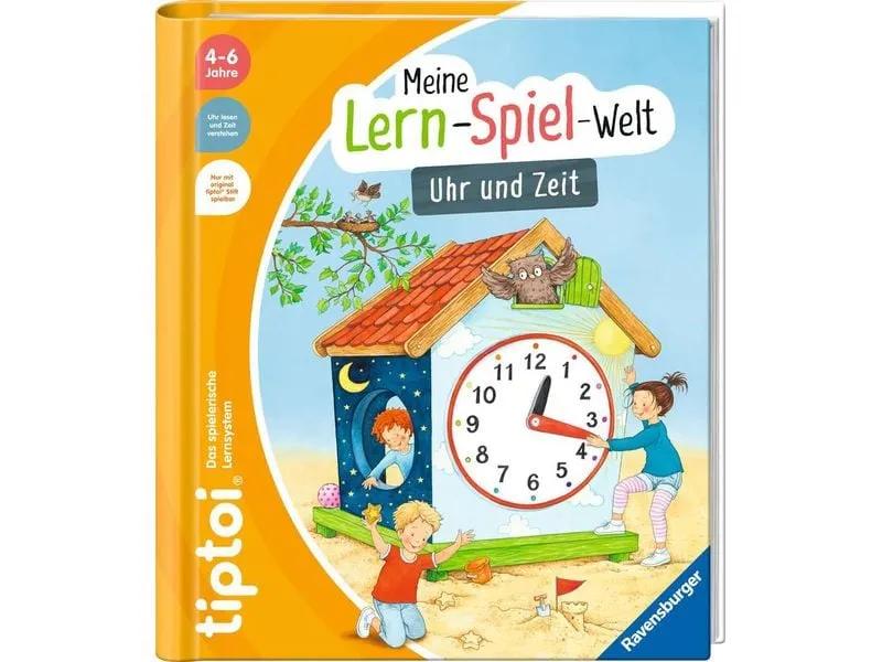 tiptoi Lernbuch Meine Lern-Spiel-Welt: Uhr und Zeit