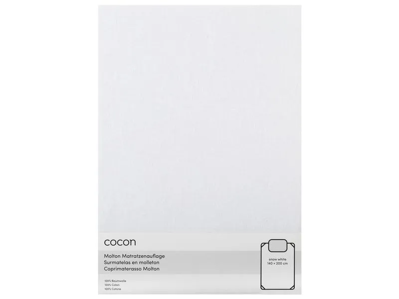 COCON Fixmolton 140 x 200 cm, Weiss COCON Fixmolton 140 x 200 cm, Weiss