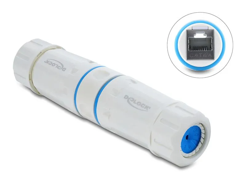 Delock Kabelverbinder RJ45 zu RJ45 Cat.6A 1 Stück Delock Kabelverbinder RJ45 zu RJ45 Cat.6A 1 Stück