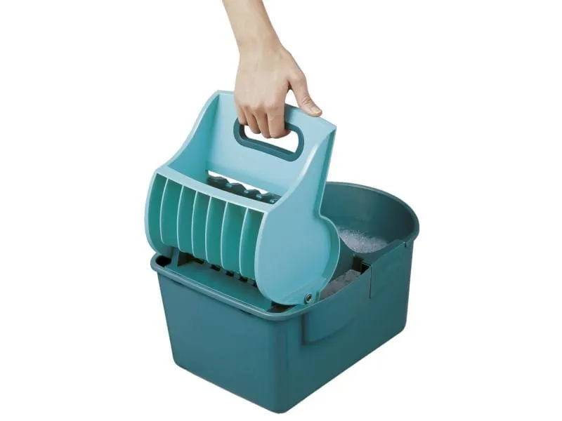 Leifheit Wischtuchpresse Profi Compact 8 l, Türkis Leifheit Wischtuchpresse Profi Compact 8 l, Türkis