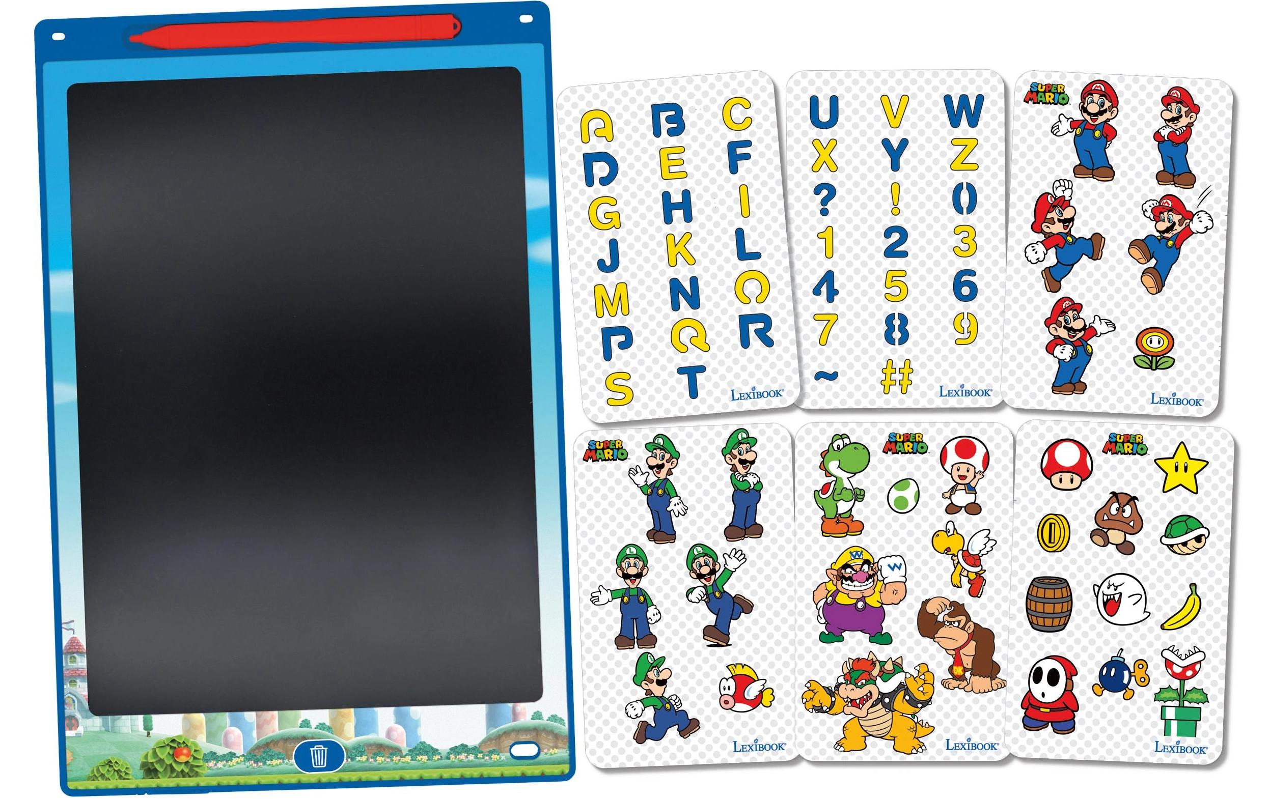 Lexibook Lern-Zeichentablett Bluey 11 Super Mario
