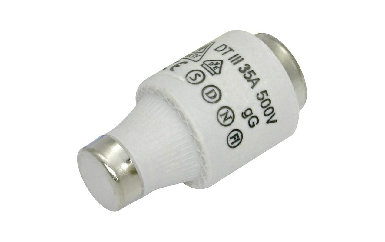 Elektromaterial Schmelzsicherung DT III 35A Träge 5 Stück Elektromaterial Schmelzsicherung DT III 35A Träge 5 Stück