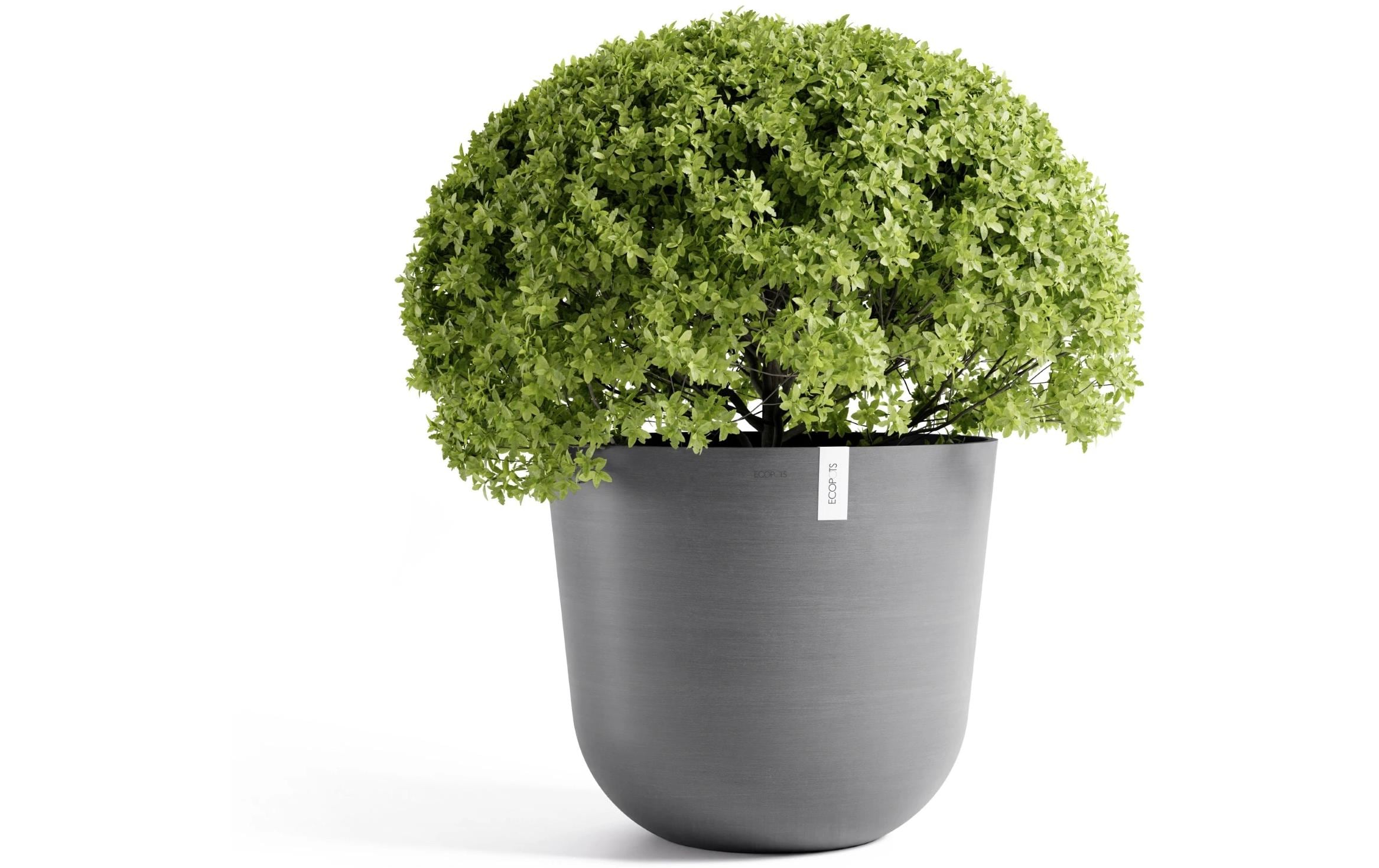 Ecopots Blumentopf Oslo Ø 65 cm Grau