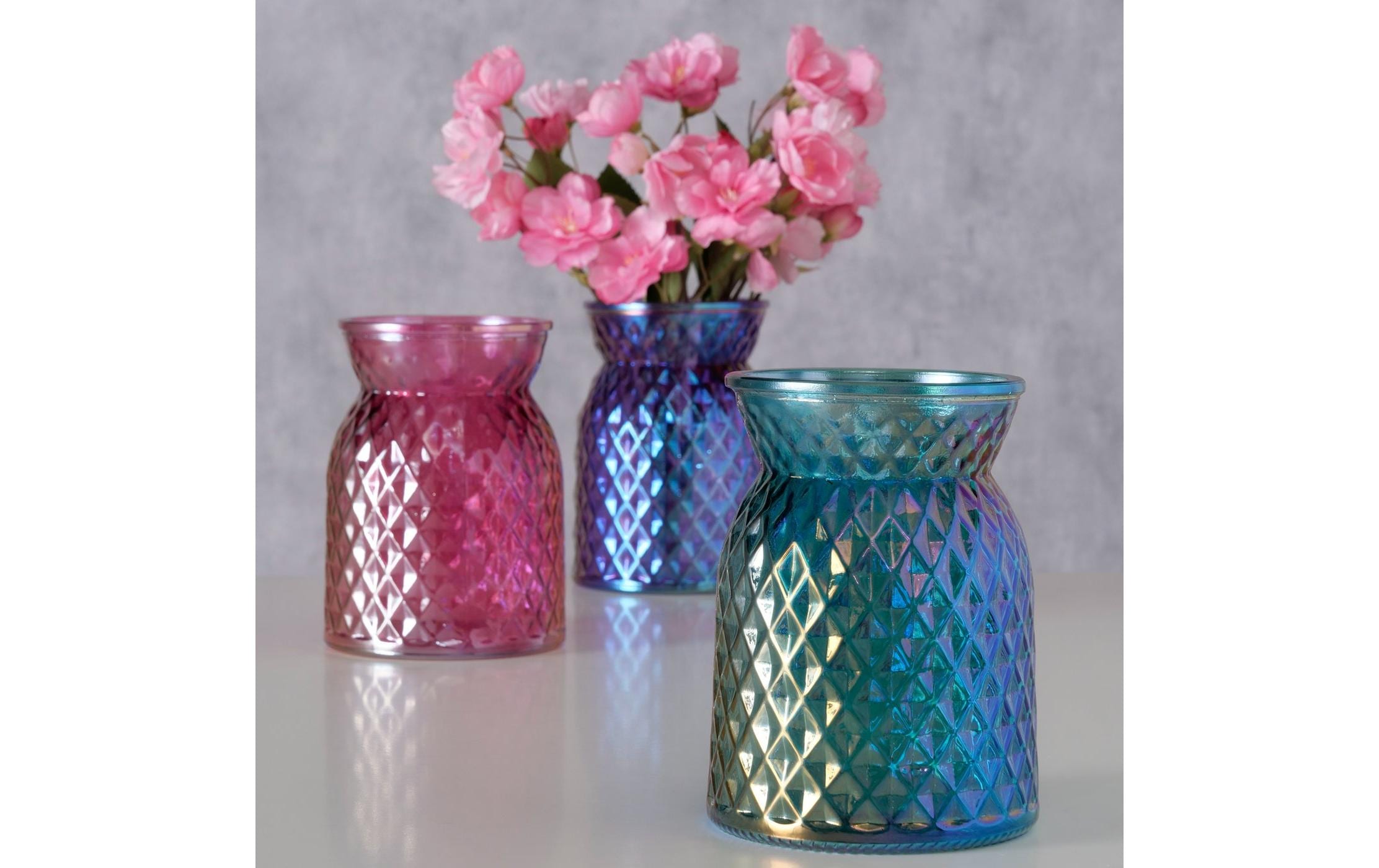 Boltze Vase Fanty 1 Stück, assortierte Farb-Auslieferung