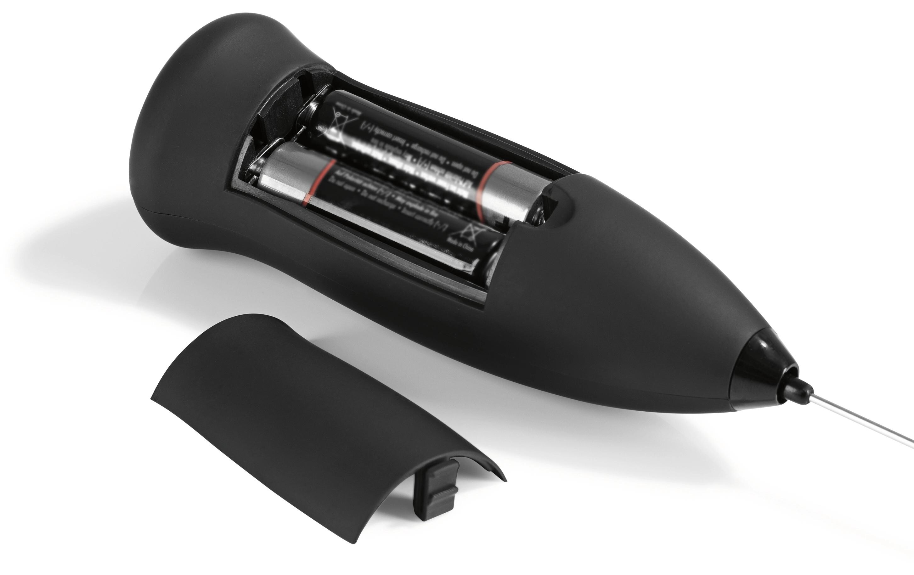 GOURMETmaxx Milchschäumer 3 V schwarz Schwarz