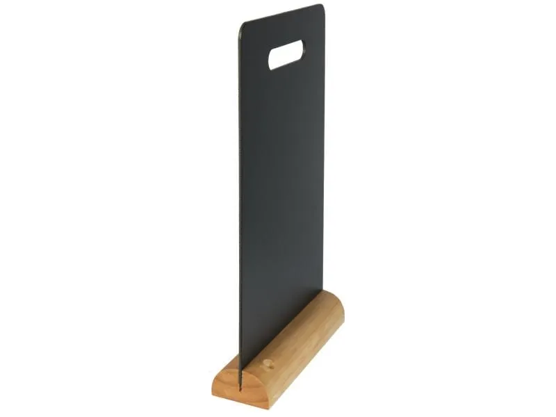 Securit Tischkreidetafel Silhouette Mini Schwarz/Hellbraun
