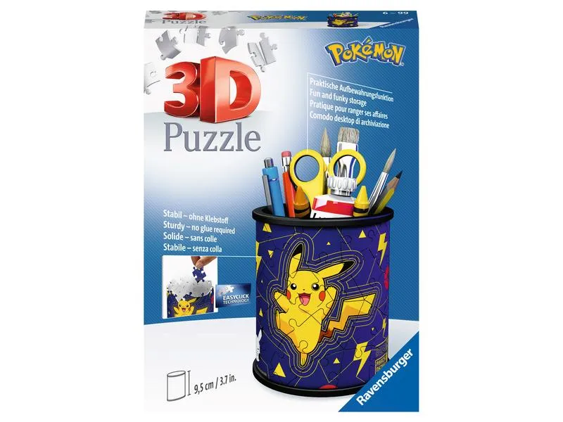 Ravensburger 3D Puzzle Pencil Cup Pokémon Ravensburger 3D Puzzle Pencil Cup Pokémon