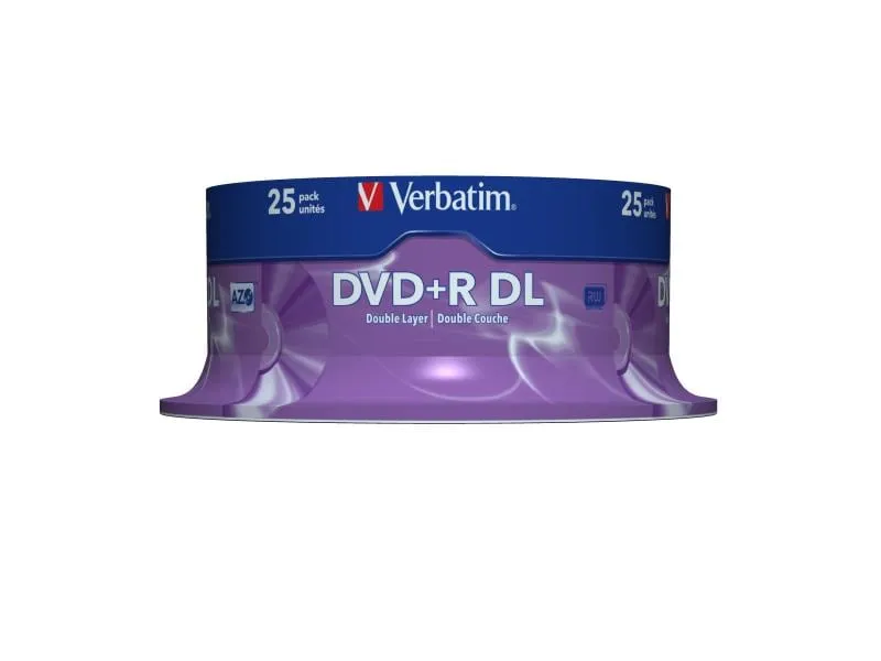 Verbatim DVD+R 8.5 GB, Spindel (25 Stück)