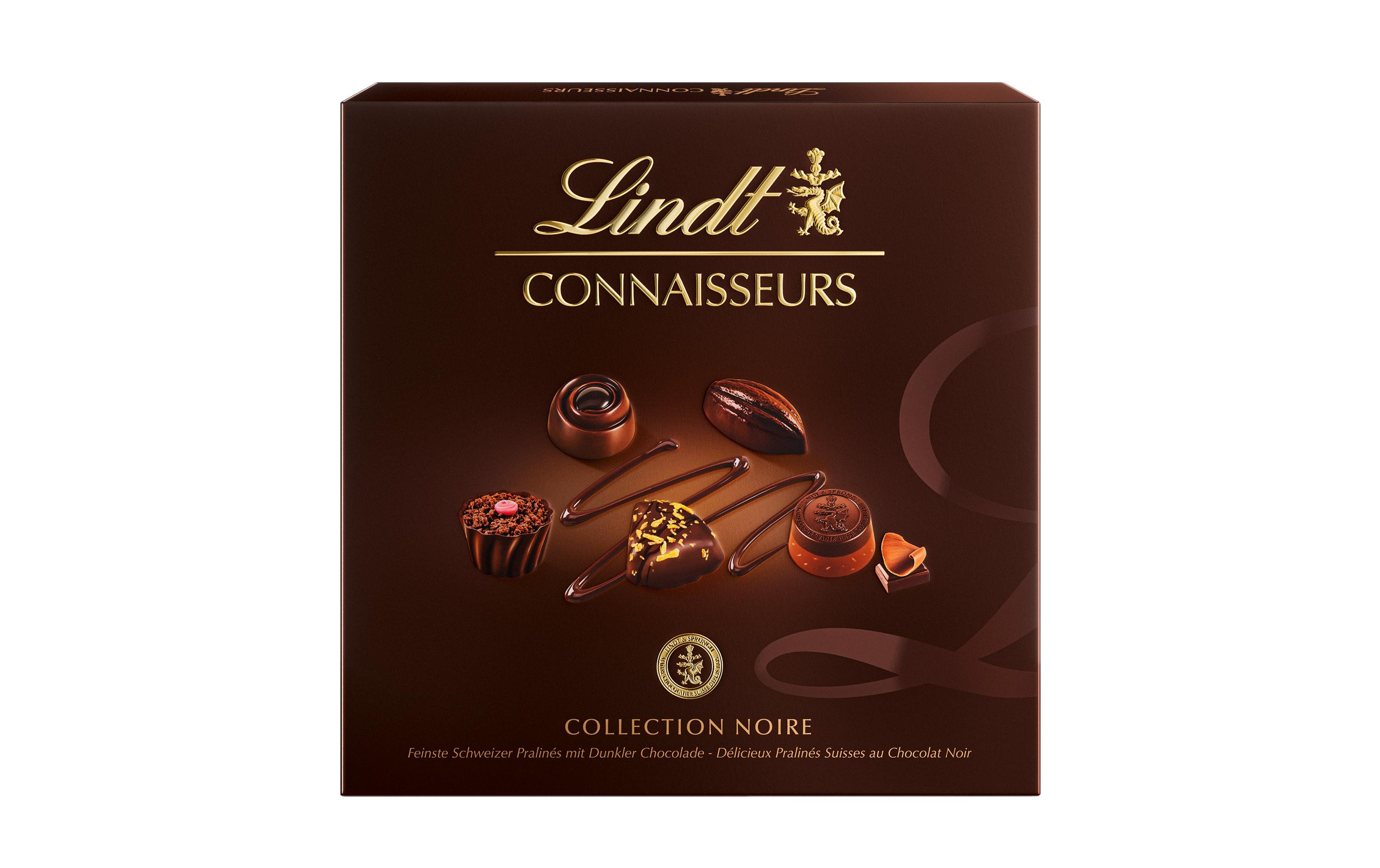 Lindt Schokoladen-Pralinen Connaisseurs Collection Noire 140 g