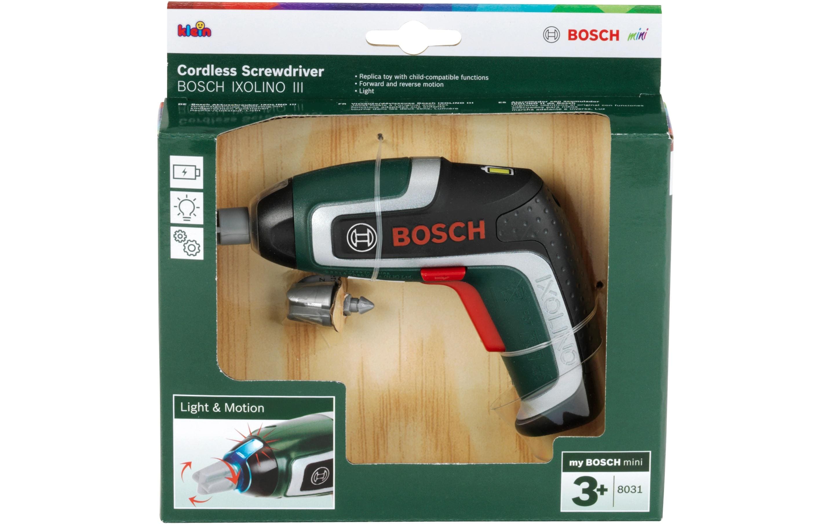 Klein-Toys Handwerker Bosch Akkuschrauber Ixolino III