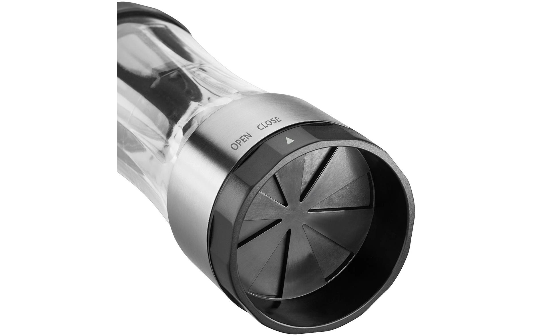 GEFU Puderzuckermühle Dispenso Schwarz/Silber