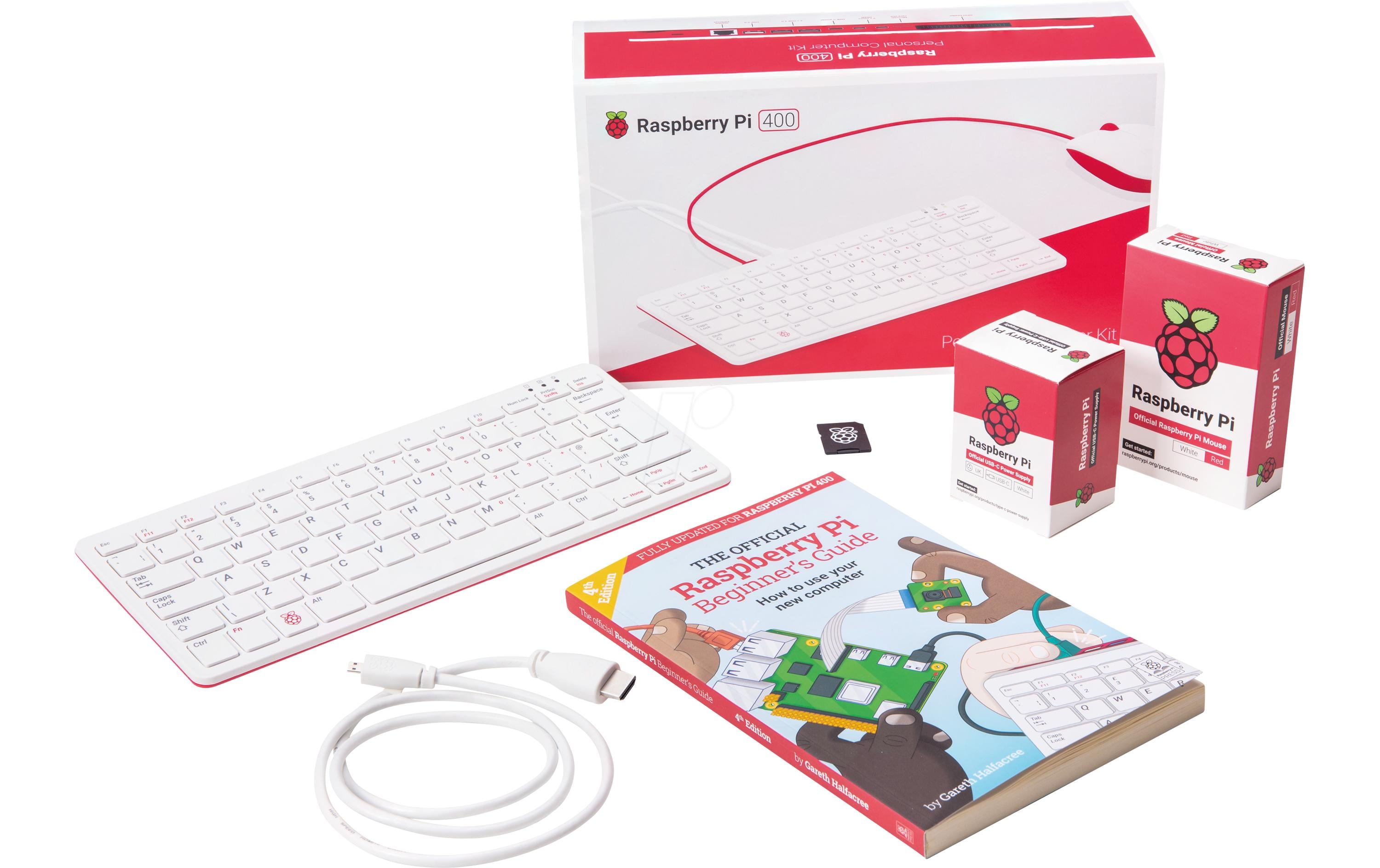Raspberry Pi Starter Kit Raspberry Pi 400 DE 4 GB