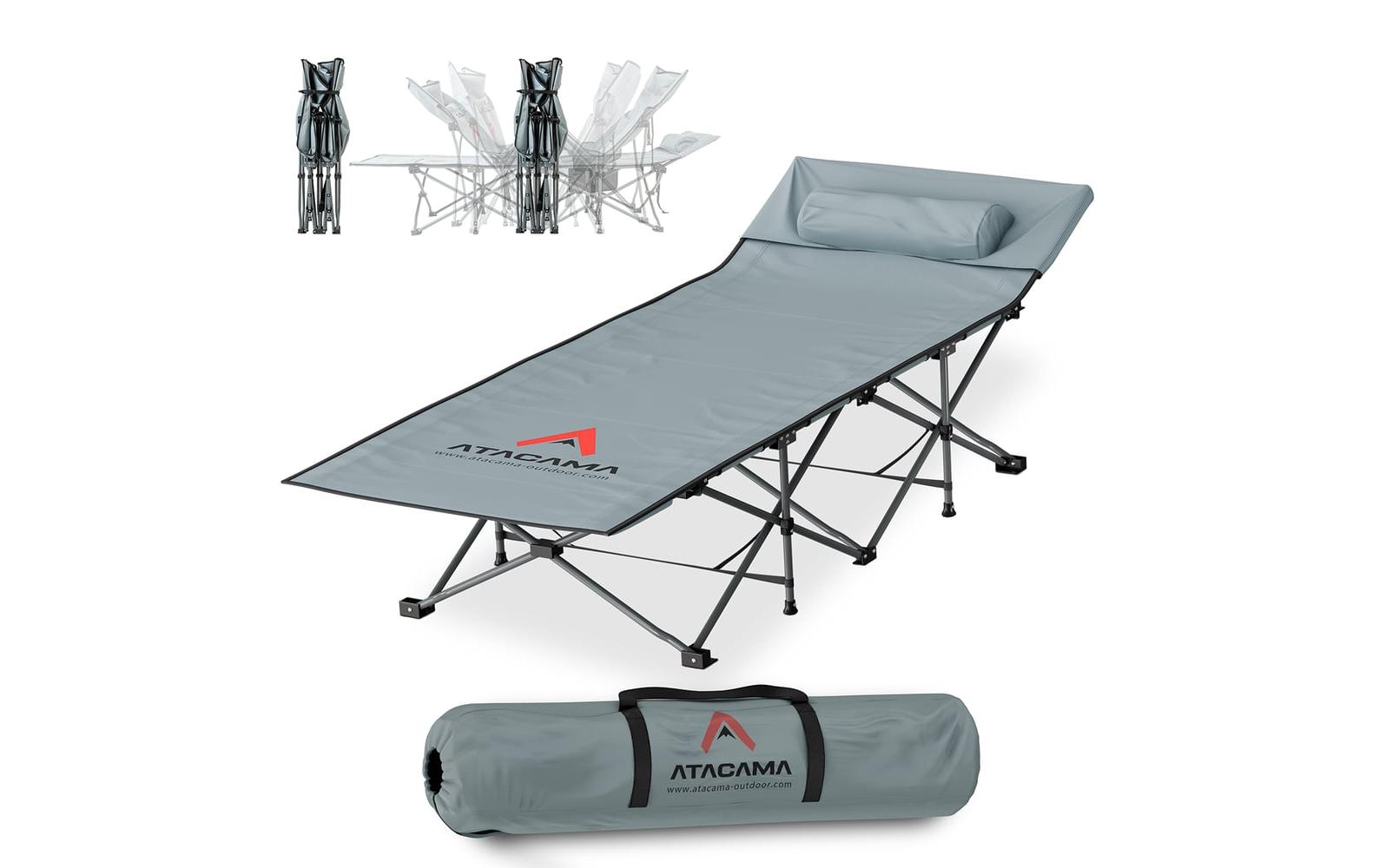 Atacama XXL Feldbett Dunkelgrau