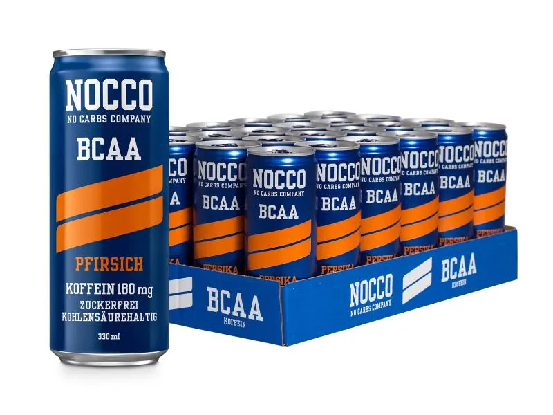 NOCCO Getränk BCAA Pfirsich 24 x 0.33 l