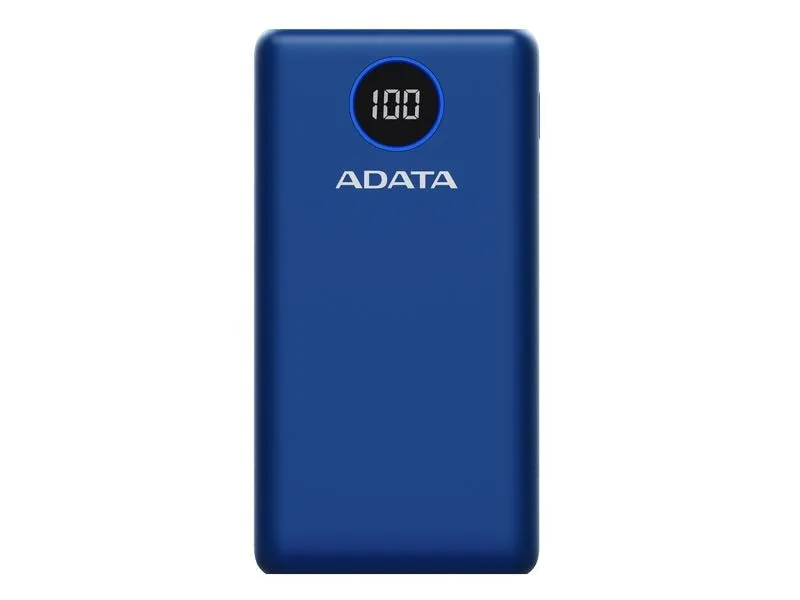 ADATA Powerbank P20000QCD (20000 mAh, USB-A, USB-C, Display)
