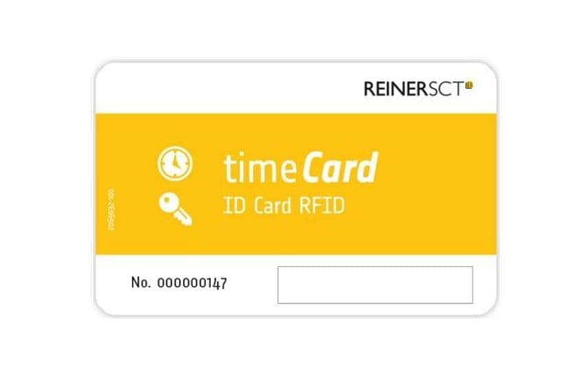 Reiner SCT RFID Karte timeCard Premium Chipkarte 10 DES (ev2) 10 Stk.