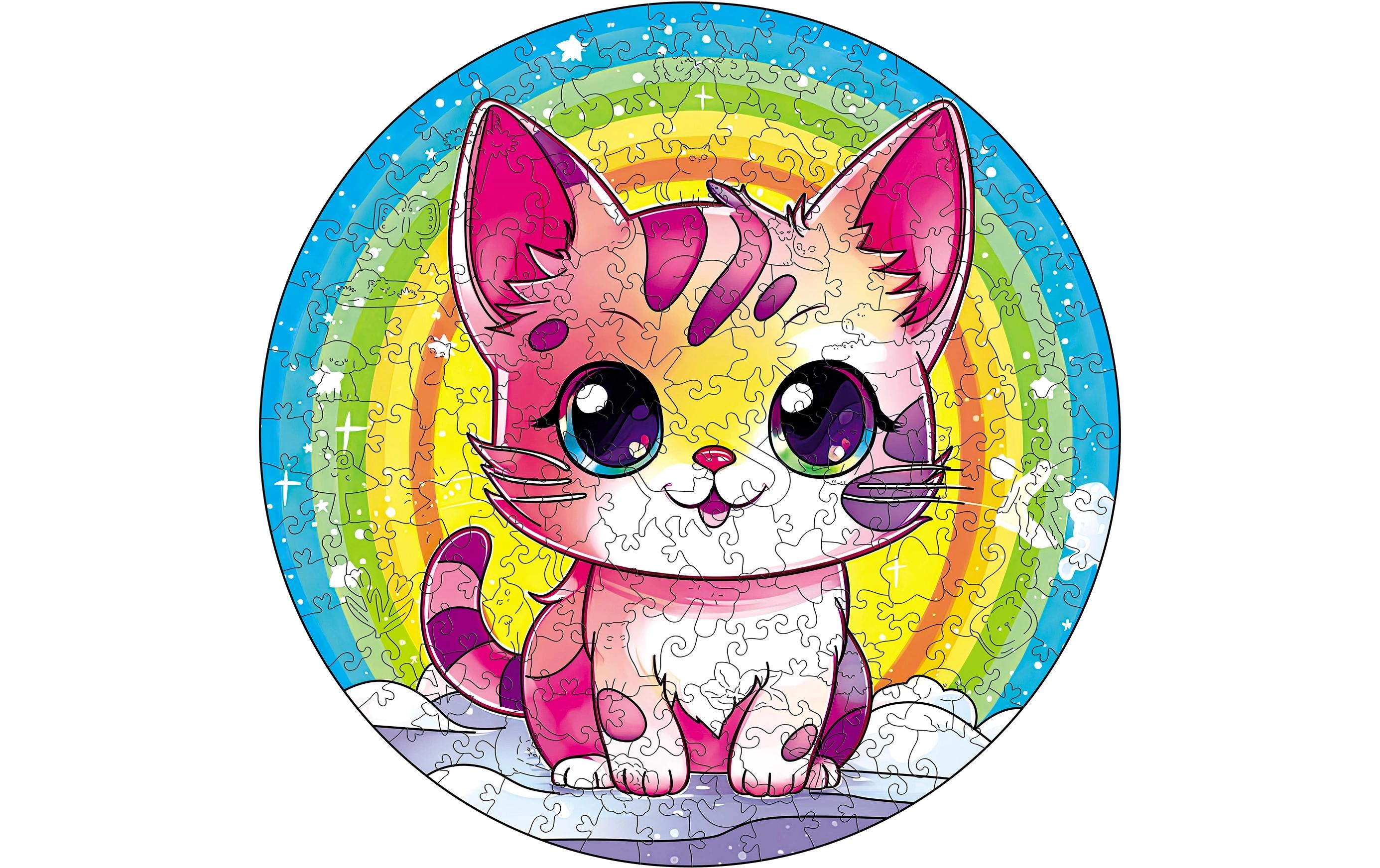 Escape Welt Holz-Puzzle Kätzchen