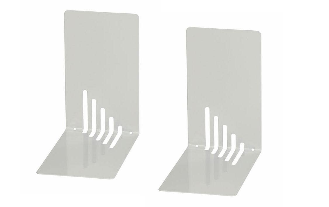 Maul Buchstützen-Set S Grau, Metall Maul Buchstützen-Set S Grau, Metall