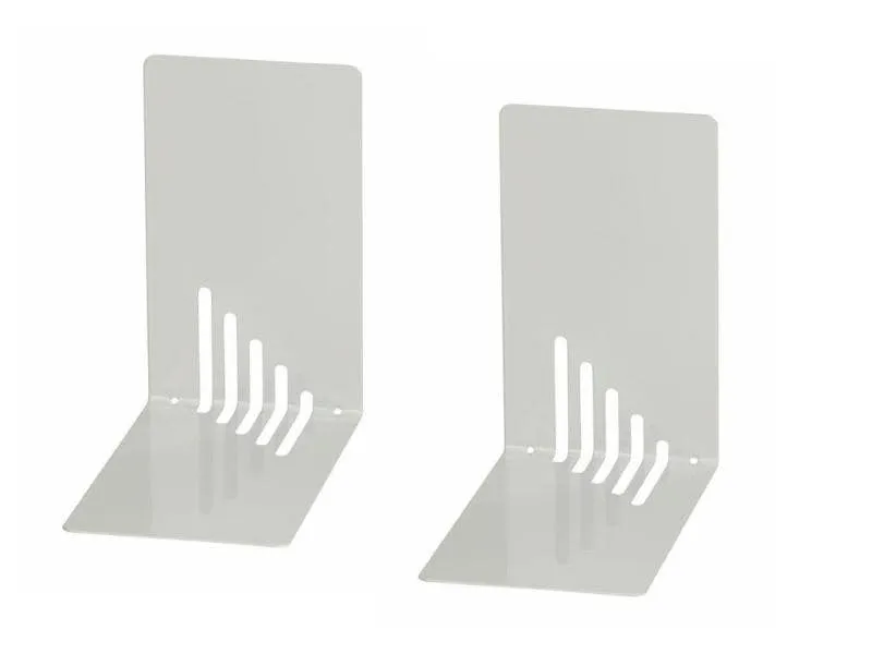 Maul Buchstützen-Set S Grau, Metall