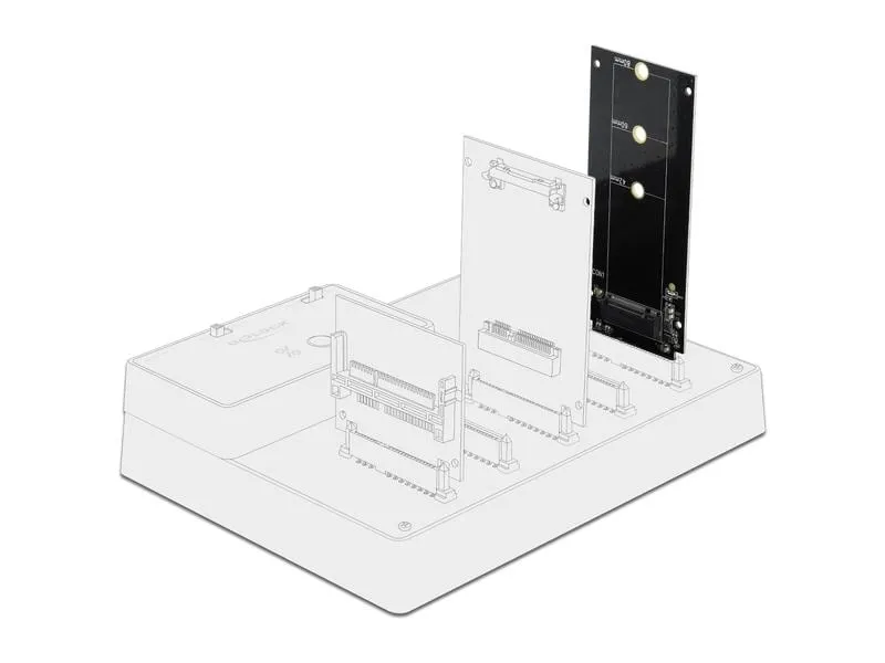 Delock M.2-Adapterplatine SATA – M.2 Key-B SATA SSD Delock M.2-Adapterplatine SATA – M.2 Key-B SATA SSD