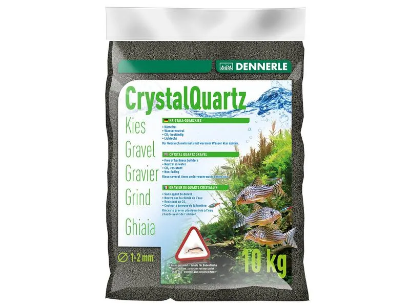 Dennerle Bodengrund Kristall-Quarzkies Diamantschwarz, 10 kg Dennerle Bodengrund Kristall-Quarzkies Diamantschwarz, 10 kg