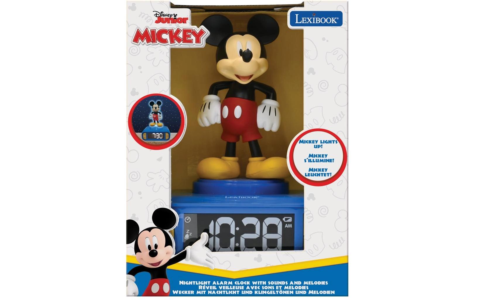 Lexibook Wecker Nachtlicht-Wecker Mickey Mouse