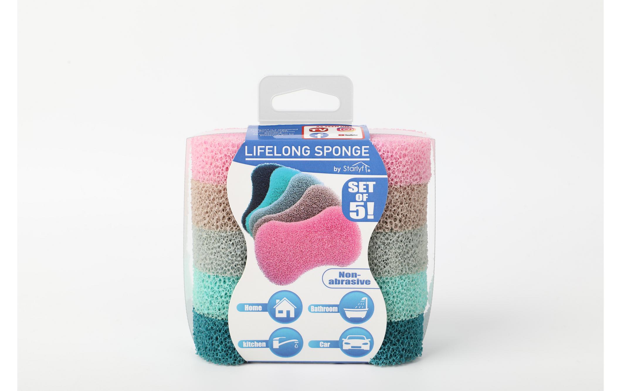 Mediashop Geschirrschwamm Lifelong Sponge 5er Set Mediashop Geschirrschwamm Lifelong Sponge 5er Set