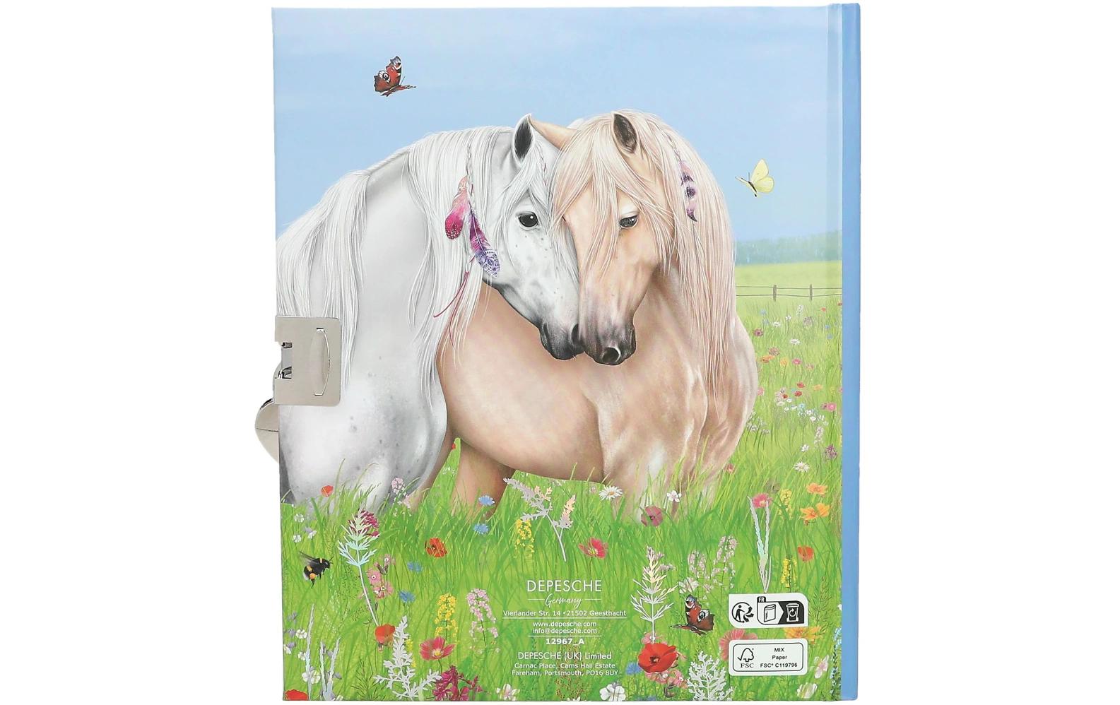 Depesche Tagebuch Miss Melody mit Schloss, 192 Seiten