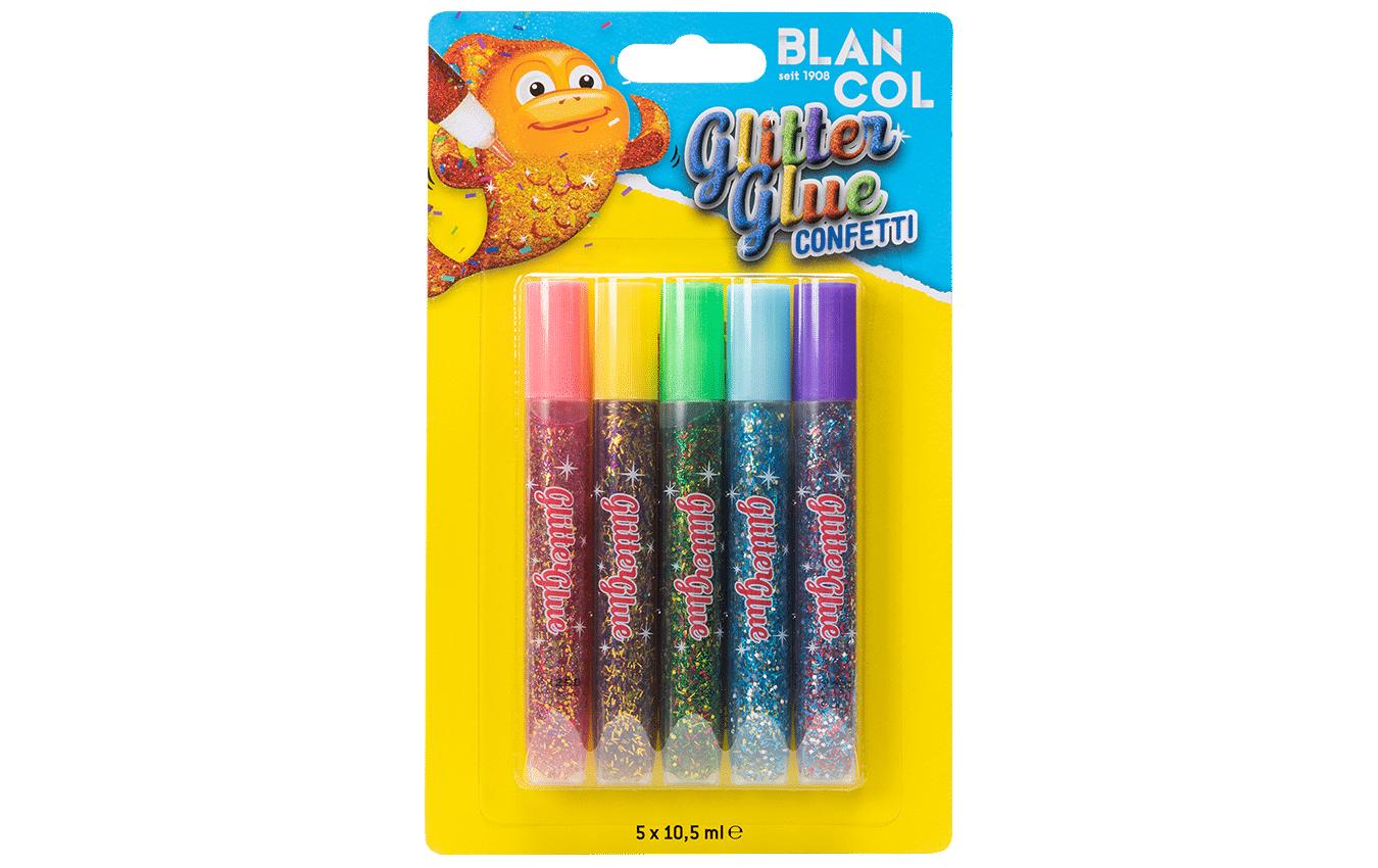 Blancol Glitzerstift Glitter Glue Pen Confetti 5 Stück Blancol Glitzerstift Glitter Glue Pen Confetti 5 Stück