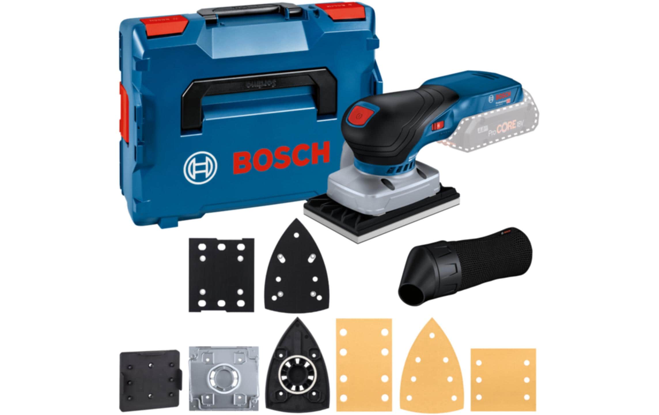 Bosch Professional Akku-Schwingschleifer PRO GSS 18V-13 in L-BOXX (ohne Akku)