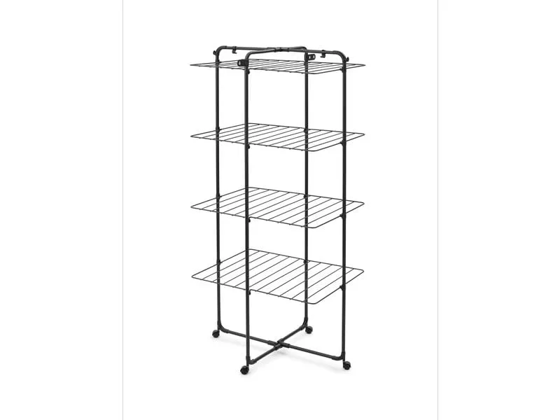 Brabantia Turmtrockner HangOn 30 m, Schwarz matt Brabantia Turmtrockner HangOn 30 m, Schwarz matt