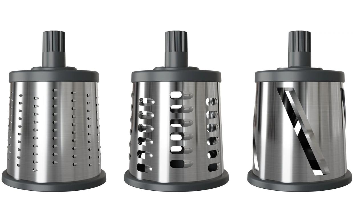 Zyliss Trommelreibe Gourmet Grau/Silber