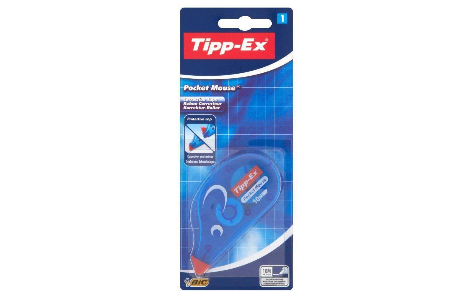 Tipp-Ex Korrekturroller Pocket Mouse 10 m x 4.2 mm, 1 Stück Tipp-Ex Korrekturroller Pocket Mouse 10 m x 4.2 mm, 1 Stück