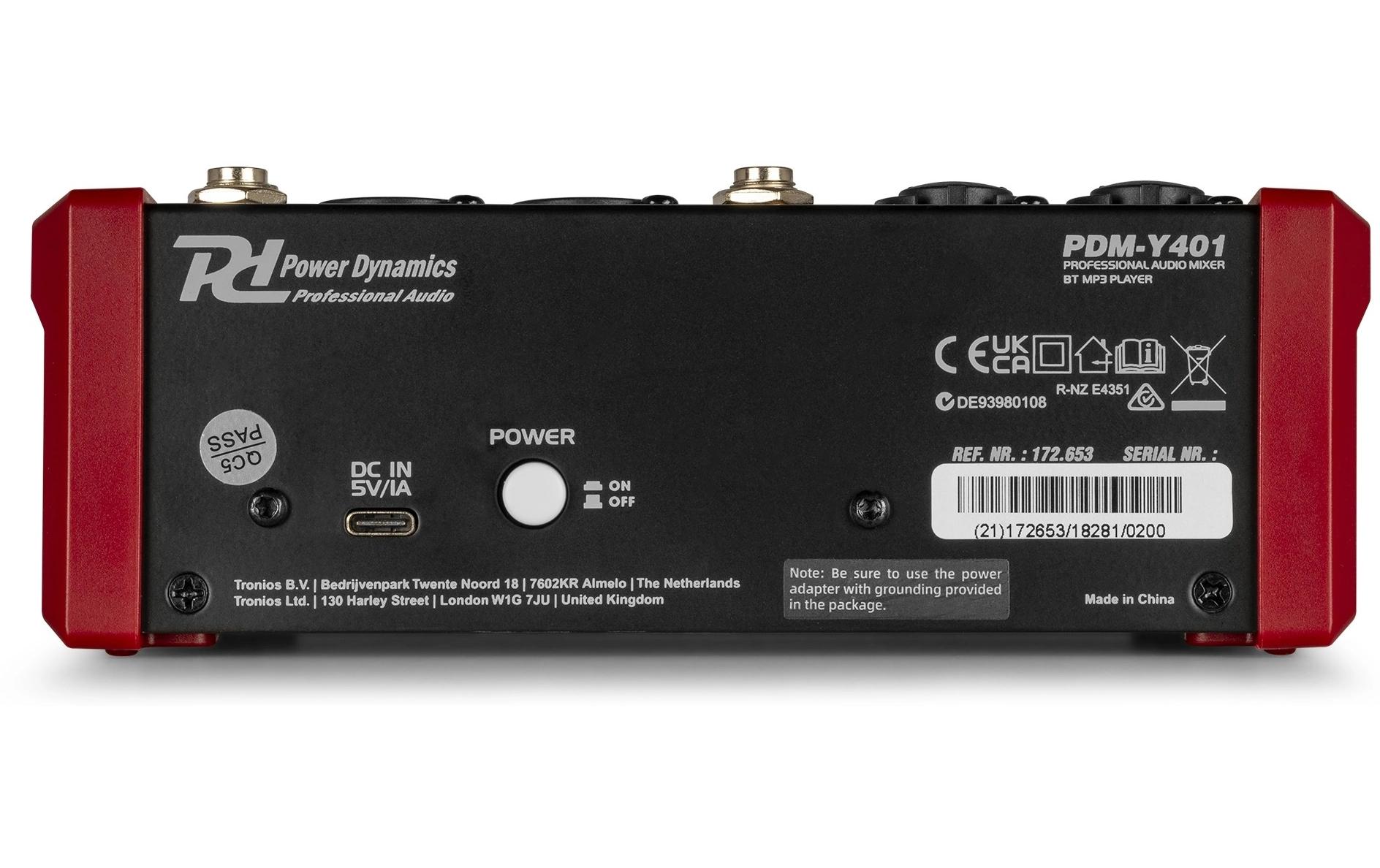 Power Dynamics Mischpult PDM-Y401