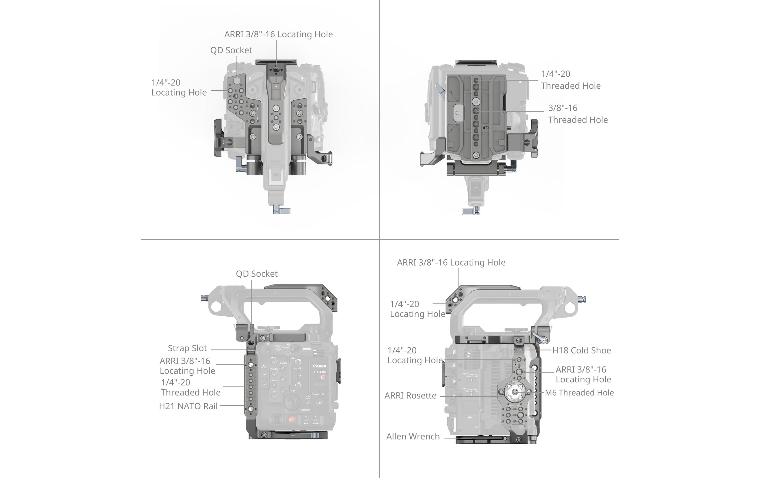 Smallrig Cage Canon EOS C400