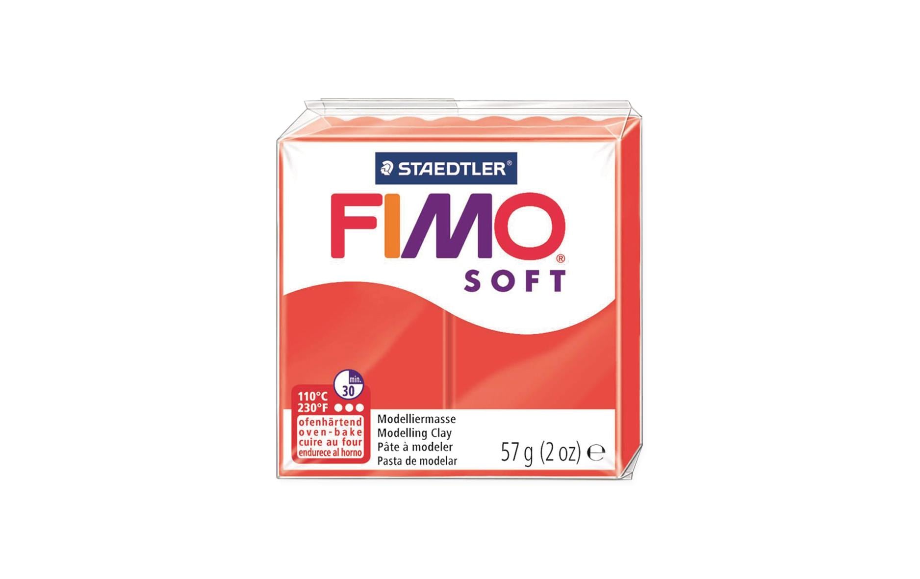 Fimo Modelliermasse Soft Hellrot